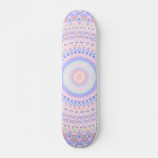 Skateboard Mandala coloré (Devant)