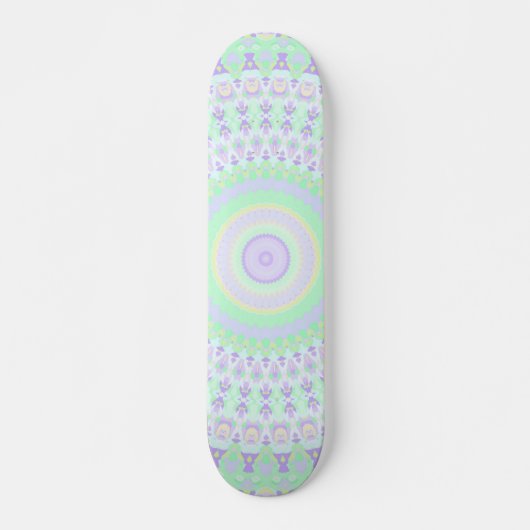 Skateboard Mandala coloré (Devant)