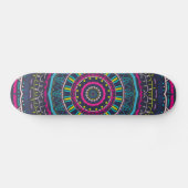 Skateboard mandala coloré (Horz)