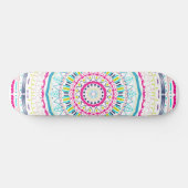 Skateboard mandala coloré (Horz)