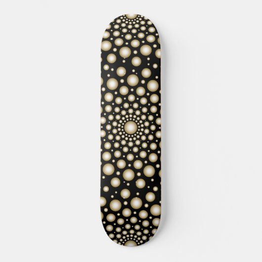 Skateboard Mandala de cercles (Recto)