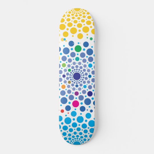 Skateboard Mandala de cercles 3 (Recto)
