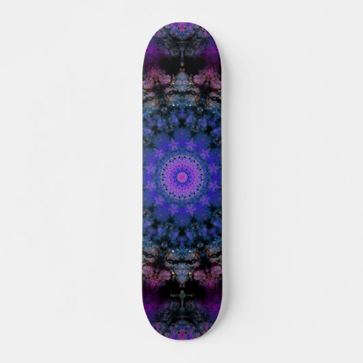 Skateboard Mandala de la nébuleuse sombre (Devant)