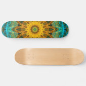 Skateboard Mandala d'étoile d'océan (Horz)