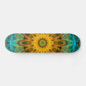 Skateboard Mandala d'étoile d'océan (Horz)