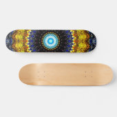 Skateboard Mandala éclaboussé (Horz)