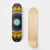 Skateboard Mandala éclaboussé (Recto)