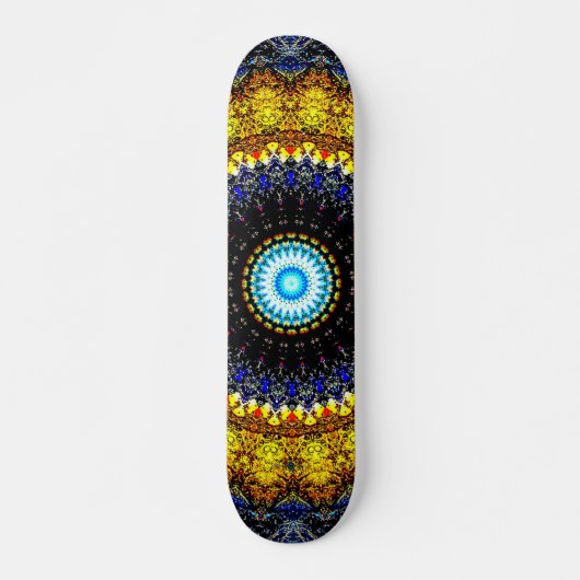 Skateboard Mandala éclaboussé (Devant)