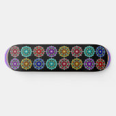 Skateboard Mandala en différentes couleurs (Horz)