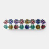 Skateboard Mandala en différentes couleurs (Horz)