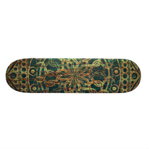 Skateboard Mandala Éternité Patiné