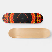 Skateboard Mandala Fireburst (Horz)