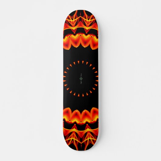 Skateboard Mandala Fireburst (Devant)