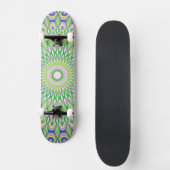 Skateboard Mandala géométrique (Recto)