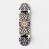 Skateboard Mandala géométrique 2 (Recto)