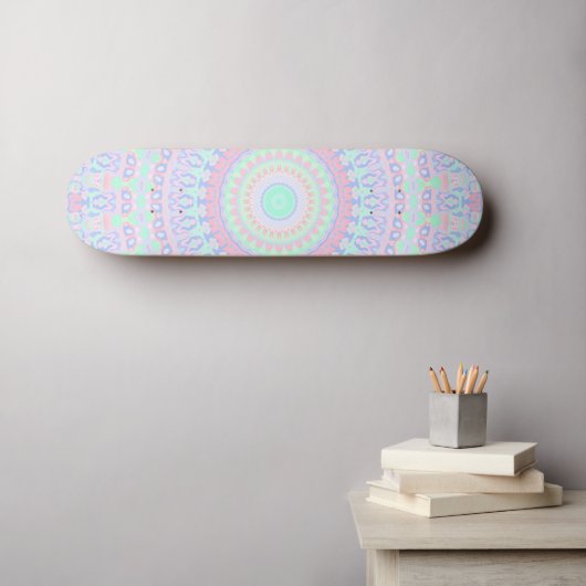 Skateboard Mandala Hippie Branché (Art mural (Horz))