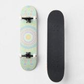 Skateboard Mandala Hippie Coloré Groovy  (Recto)