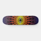 Skateboard Mandala Looking Glass ( Arc-en-ciel ) (Horz)