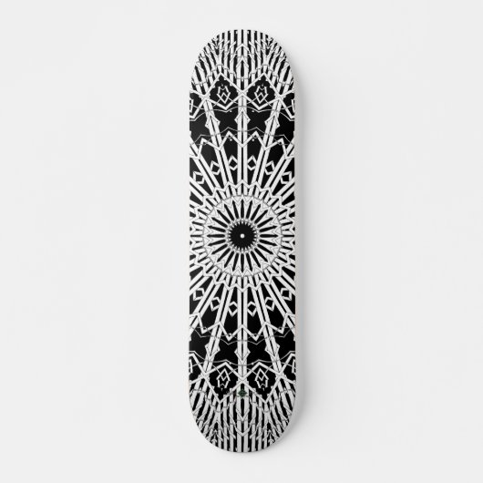Skateboard Mandala Miroir (Devant)