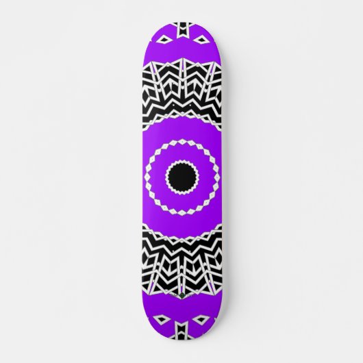 Skateboard Mandala Prism (Violet) (Devant)