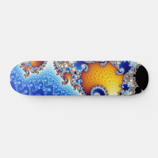 Skateboard Mandelbrot Set Satellite Double Spirale Fractale (Horz)