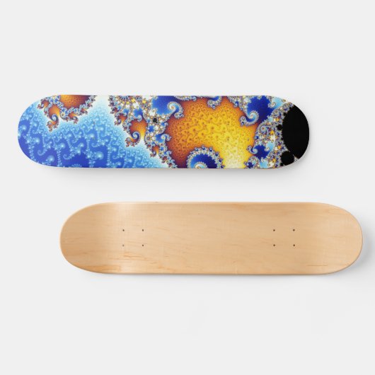 Skateboard Mandelbrot Set Satellite Double Spirale Fractale (Horz)