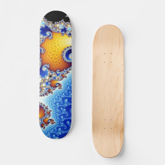 Skateboard Mandelbrot Set Satellite Double Spirale Fractale (Recto)