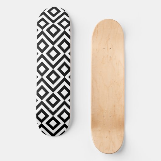 Skateboard Mander noir et blanc (Recto)