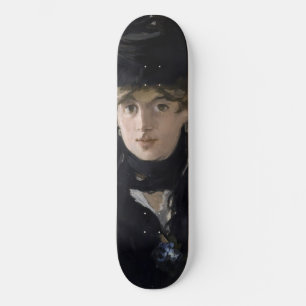 Skateboard Manet - Berthe Morisot with a bouquet of violets