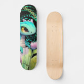 Skateboard Mange a Cartoon Dragon Modifier votre nom (Recto)