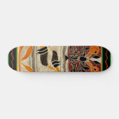 Skateboard Maori Tribal Folklore Design Skate (Horz)