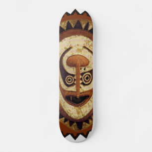 Skateboard Maori Tribal Mask Skate