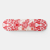 SKATEBOARD MAPLE MADE WITH TRIANGLES CANADA FLAG BY MASANSER (Horz)