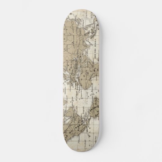 Skateboard Mappemonde (Recto)