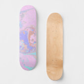 Skateboard Marbre Abstrait (Recto)
