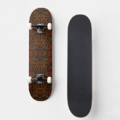 Skateboard Marbre abstrait coloré mignon (Recto)