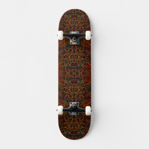 Skateboard Marbre abstrait coloré mignon