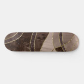 Skateboard Marbre Agate Or Glam 4 - paysage (Horz)