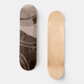 Skateboard Marbre Agate Or Glam 4 - paysage (Recto)