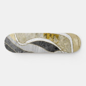 Skateboard Marbre Agate Or Glam 7 (Horz)