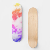 Skateboard Marbre arc-en-ciel (Recto)