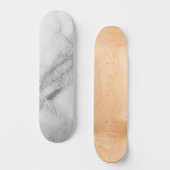 Skateboard Marbre Blanc (Recto)