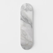 Skateboard Marbre Blanc (Recto)