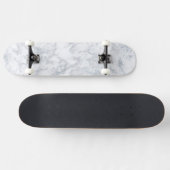 Skateboard Marbre blanc (Horz)