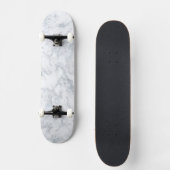 Skateboard Marbre blanc (Recto)