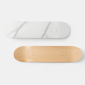 Skateboard Marbre Blanc (Horz)