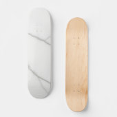 Skateboard Marbre Blanc (Recto)