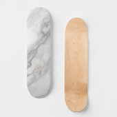 Skateboard Marbre Blanc (Recto)