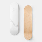 Skateboard Marbre Blanc (Recto)
