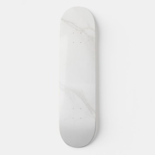 Skateboard Marbre Blanc (Recto)
